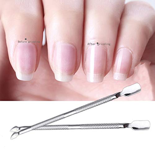 #N/D Nagelhautschieber, Edelstahl, Maniküre, Pediküre, tragbar, Metall, silberfarben, 1 Stück – Bild 7