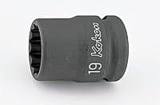 Irega Koken â€“ Impact Socket 1/2 Inch Bi-Hexagonal Thin Wall 14400 m 21 mm