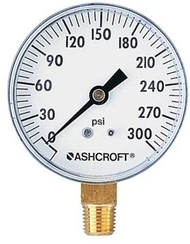 Jauge utilitaire Ashcroft pour manomètre de pompe à eau et circuits domestiques
