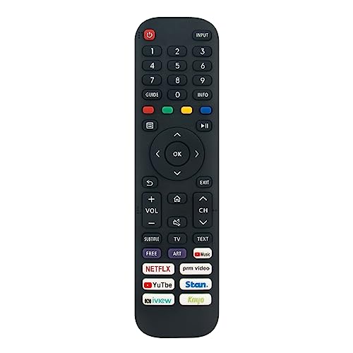 VINABTY EN2AB30H Replacement Remote Compatible with HISENSE LCD TV Remote Control 32A4G 40A4G 50A6G 58A6G 70A6G