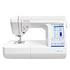 FEIYUE FY710 Computerized Sewing Machine - 180 Stitch Patterns, Stitch Memory, LCD Display, Adjustable Speed, Automatic Thread Cutter, Presser Foot Set, for Advanced Sewing, Quilting & Monogramming