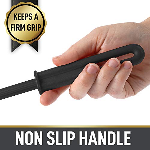 Simple Craft Meat Chopper - Premium Meat Masher, Ground Beef Masher, Hamburger Chopper Utensil - Perfect For Turkey, Mashed Potato, Baking, Cooking & More (Black)