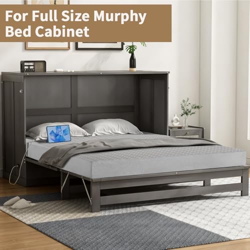 Image of Folding Mattress Full Size, 6 inch Trifold Mattress Futon Murphy Bed,Grey