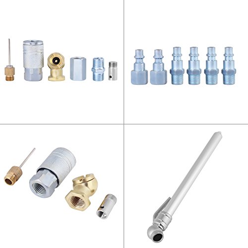 Kit de ferramentas de compressor de ar de 14 peças/conjunto, kit de acessórios de bico pneumático pa