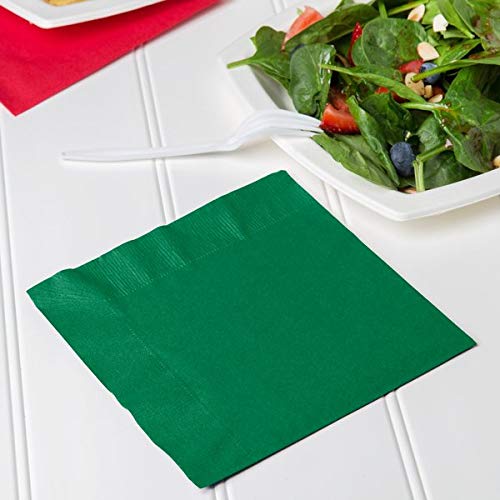Creative Converting Emerald Green Dinner Plates - 75 Count Value Pack, Multi-Size Sturdy Paper Plates For Parties & Gatherings - View #12