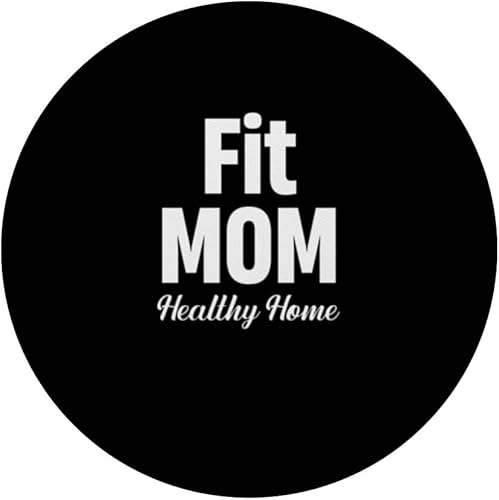 Miniatura 3 de Fit Moms Healthy Home Aerobics Physical Fitness Gymnast PopSockets Standard PopGrip