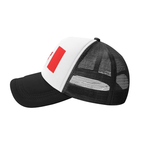 Flag of Canada Trucker Hat Snapback Mesh Baseball Cap Unisex3