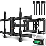 Spart wertvollen Platz -Einstellbarer Abstand zur Wand - Diese TV Wandhalterung wird platzsparend nur 71 mm (2,8 