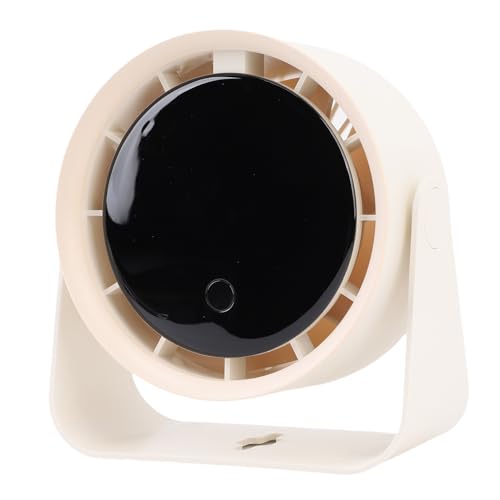 TIKATARER Ventilador de Escritorio USB, Pantalla Digital LED de 6 Pulgadas, Ventilador de Mesa de Enfriamiento con Inclinación Ajustable, Refrigerador de Escritorio Portátil con bajo Nivel de Ruido,