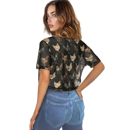 Image of Women's Shrug Short Sleeve Bolero Open Front Knit Party Tulle Cardigan Cropped Cardigan Shoulder Cover Up