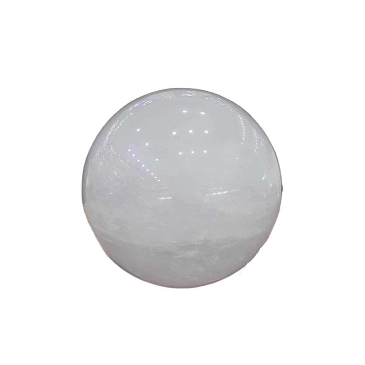 Cristal de meditación Natural Bola de Cristal de Cuarzo Claro Natural, for la decoración del hogar Piedra de Cristal (Size : 8cm)