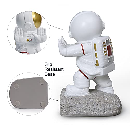 Kakizzy Book Ends For Home Decoratives, Resin Astronaut Bookends Space-Themed Art Bookend Book Stoppers For Kids (Astronaut D-Gold) #TOP1