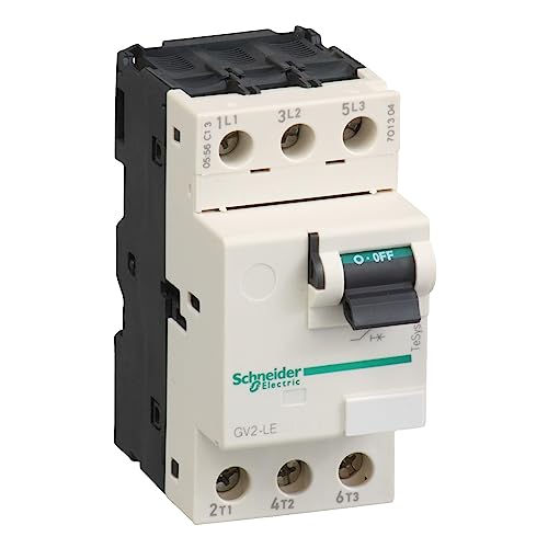 Disyuntor Magnético Schneider Electric GV2LE04 Tesys de 0,63 A para Protección de Motor con Tornillo
