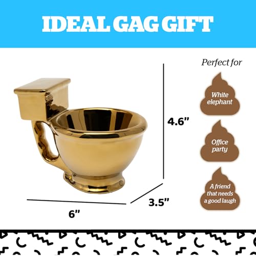 Golden Toilet Mug,