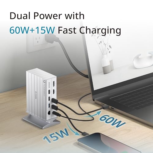 D Link DUF E01E station d'accueil Avec fil Thunderbolt 4 - vue 10