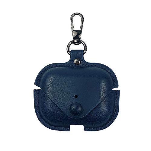 Étuis pour écouteurs AirPods Pro en cuir PU avec mousqueton de transport