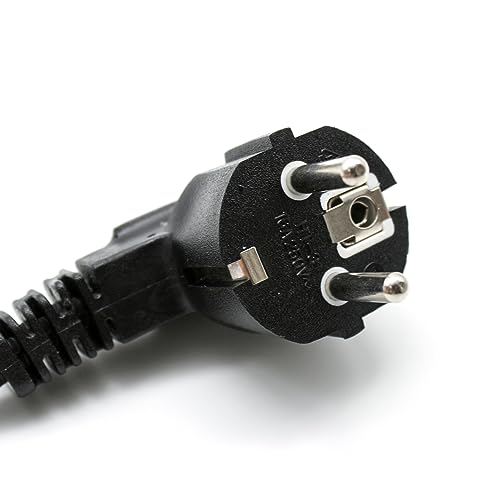 DOJA Barcelona | Elektrogrill-Thermostat Kabel | 10A | 90º | Grill Thermostat Kabel | Thermostat Grill Kabel | Grillkabel mit Thermostat für Elektropfanne, Partypfanne, Pizza Pfanne, Grillpfanne,...