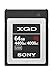 Price comparison product image Sony Professional XQD G series 64GB Memory Card (QD-G64F/J) Black