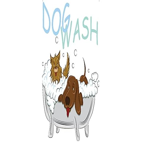 A.Monamour 3D Door Stickers with Dogs Cover