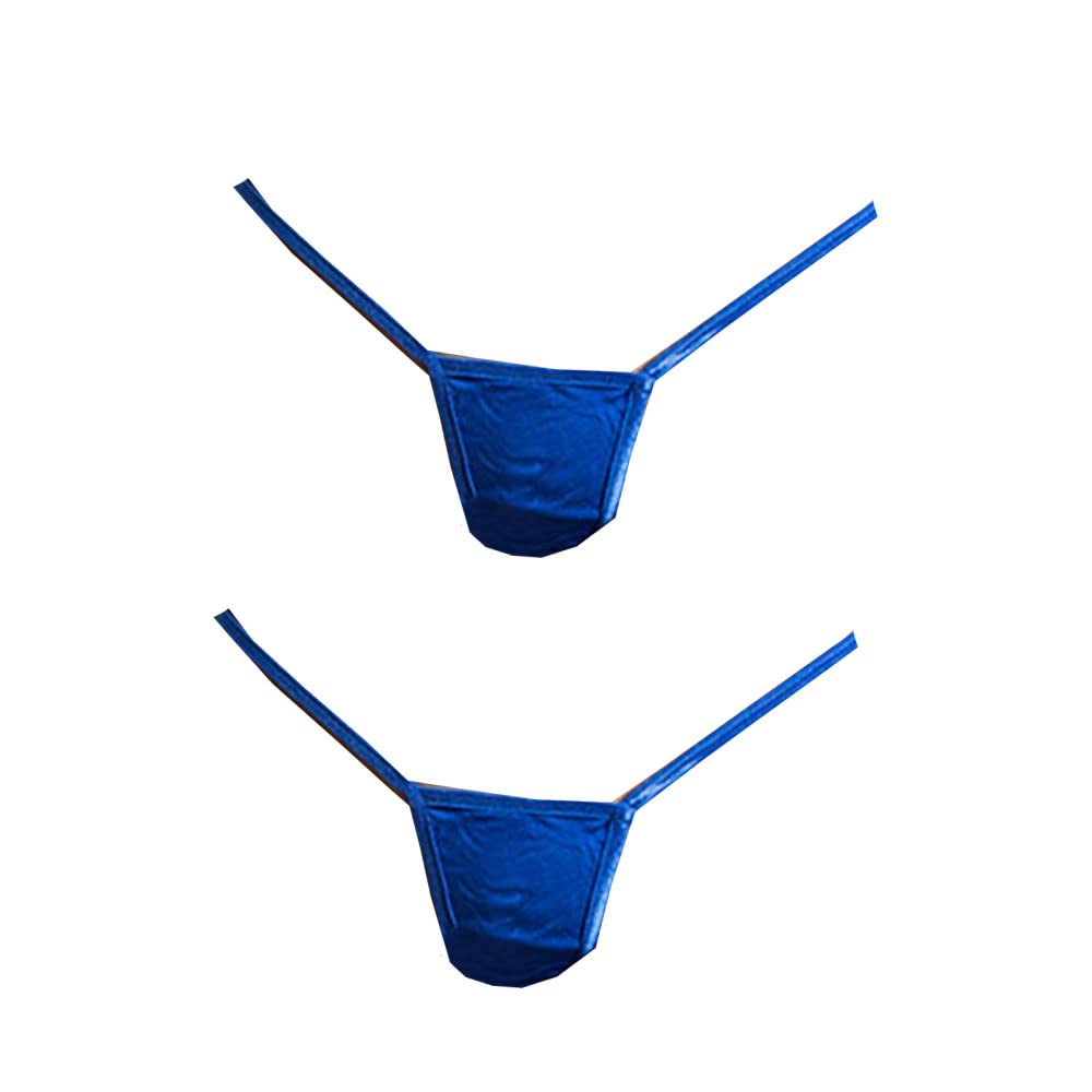 Womens Polyester Spandex Stylish Mini G Stringthong Underwear for Ladies/Girls(RIOE-EPN-04013) (Free Size 28-36, Royal Blue)-image-30