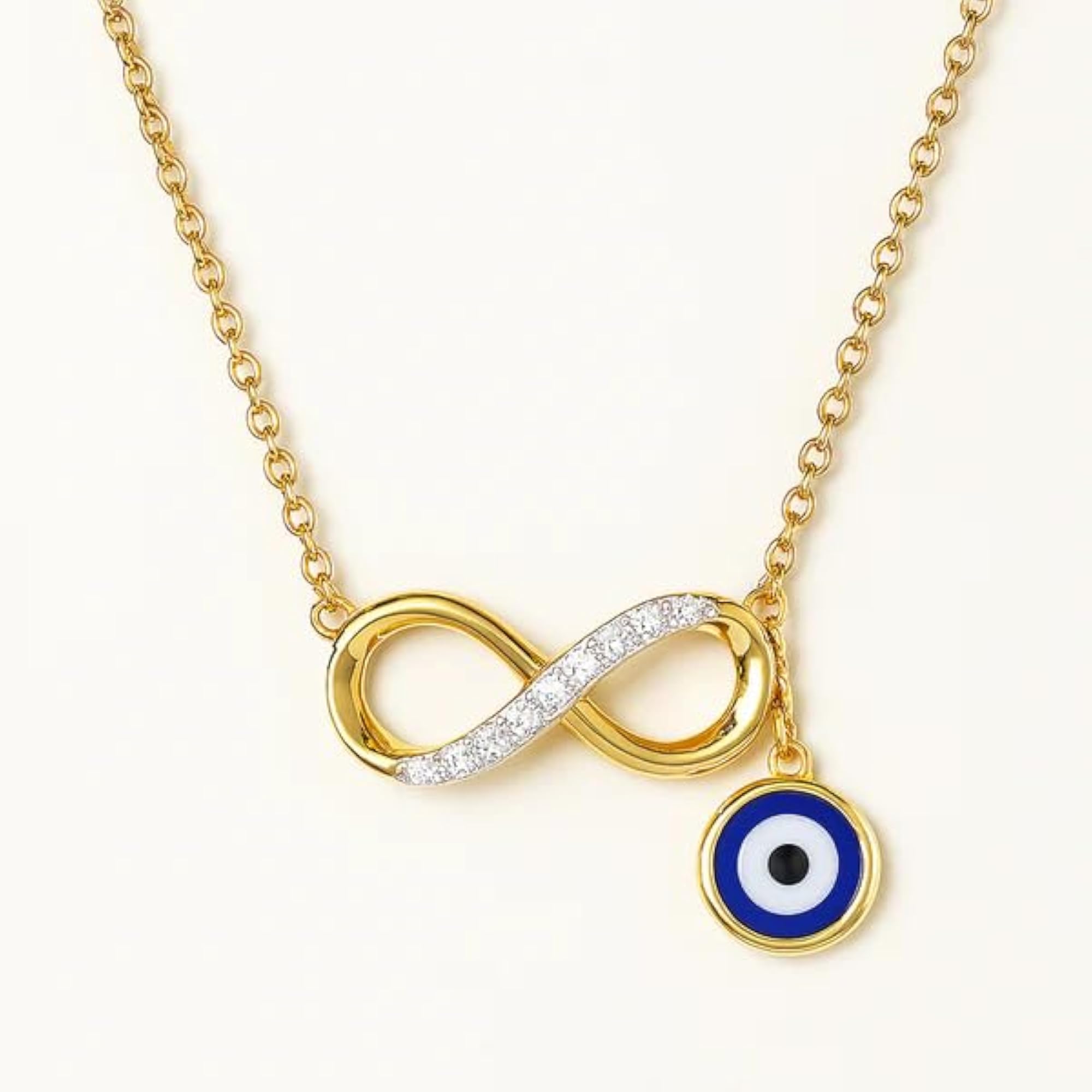 Women's Evil Eye Infinity Mangalsutra Necklace