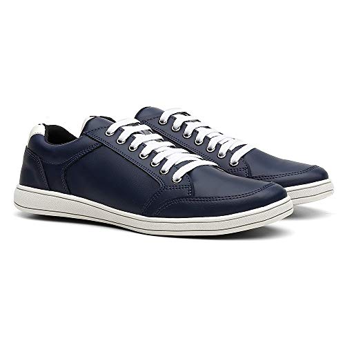 Kit 3 Pares Sapatenis Masculino - branco/azul/preto - 42