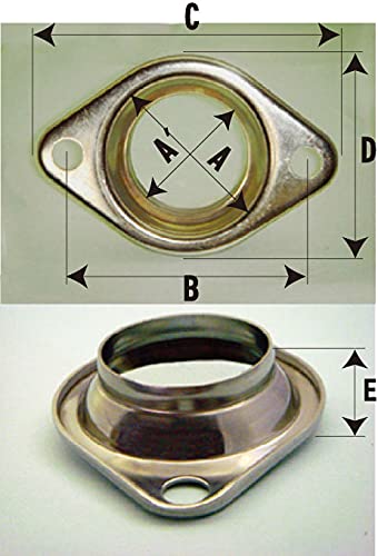 Amazon.co.jp: オートスタッフ ステンレス球面フランジ 内径φ55-42