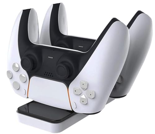 Image of 24x7 eMall LED Charger Dock Station for PS5 Controller Dual USB Type C Fast Premium