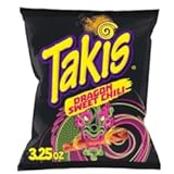 Takis Dragon Sweet Chili Rolled Tortilla Chips, 3.25 oz Bags (12 Count) – Hot & Spicy Snack with Sweet Heat, Riega Snacks Variety