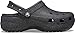 Crocs Women's Classic Platform Glitter Clog, Black, 8 Women