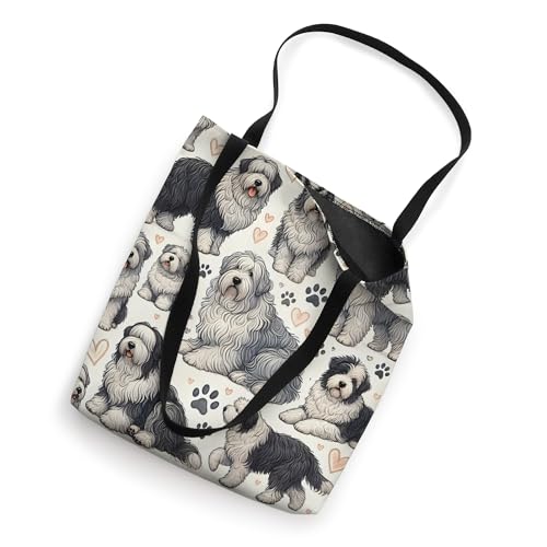 Bolsa Tote con Diseño de Perros Sheepdog miniatura 2
