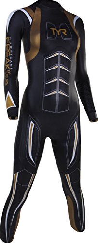 TYR Hurricane Freak Nature Wetsuit, Gold/White, Medium