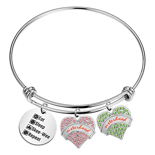 Image of MYOSPARK Greek Sorority Gift Maple Leaf Bracelet Sorority Paraphernalia Graduation Gift for Sisters