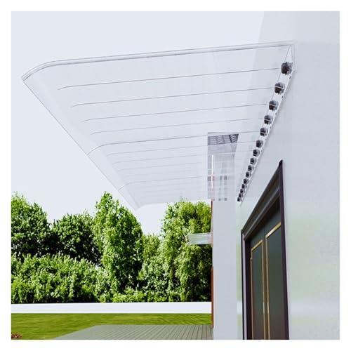 SHAARI Vordach Tür Glas UV-Schutz Geeignet für Innenhöfe, Außenüberwachung, Fenster(Clear,40x50cm) SHAARI Vordach Tür Glas UV-Schutz Geeignet für Innenhöfe, Außenüberwachung, Fenster(Clear,40x50cm)