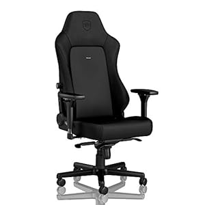 noblechairs HERO Gaming Stoel – Bureaustoel – Gaming Chair – PU hybride leer – Inclusief kussens – Black Editie