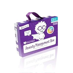Open The Joy Anxiety Management Box for Kids – DIY Wooden Mailbox, Air-Dry Clay Kit, Origami Crafts, Confidence Cards, and Emotional Learning Activities – Ages 4+
