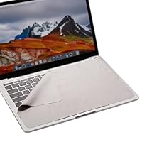 Ewent Mikrofaserhülle und Reinigungstuch, 2-in-1 Tuch, Schutz für Laptop 13/15/16 Zoll Bildschirm und Tastatur, Reinigung von Bildschirmen und Linsen, Antistatisch, Ultraweich, Grau – 29x18,6 cm