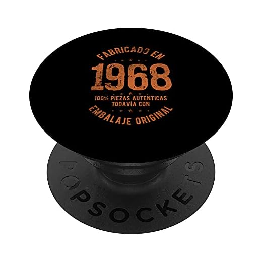 53 Años Cumpleaños Hombre Nacido En 1968 Regalo de 53 Años PopSockets PopGrip Intercambiable