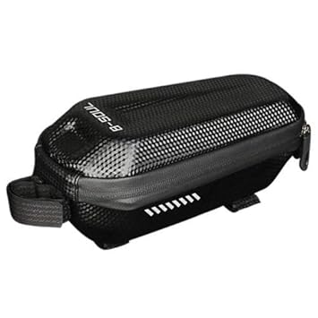 Tuhi Bicycle Front Tube Frame Bag Large Capacity Hard Shell Rainproof Case (Frame Bag)