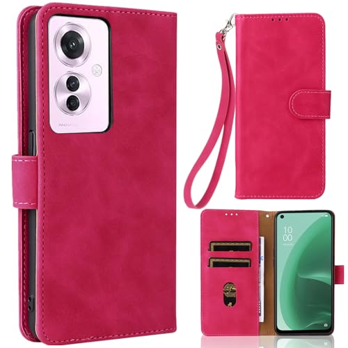 OPPO Reno11 A ケース 手帳型 【ストラップ 一本付】 適用 OPPO Reno11A A401OP CPH2603 ケース OPPOReno11A スマホケース オッポ Reno11 A 携帯カバー リノ11 A 手帳型 case Heofu