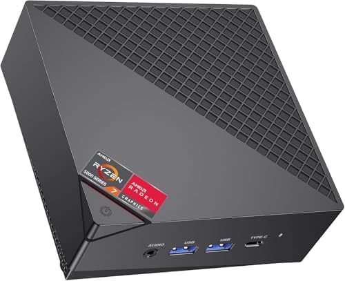 GMKtec M7 AMD Ryzen 7 Gaming Mini PC 6850H(8C/16T 4.70Ghz) Preinstalled ...