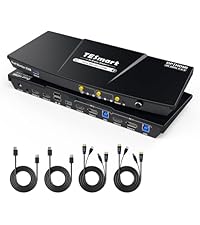 TESmart KVMスイッチ 4入力2出力 DisplayPort Amazon.co.jp: TESmart KVMスイッチ USB3.0対応 2入力2出力