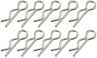 Integy RC Model MMR-MR-SSB Muchmore Racing Stainless Pro Body Clips (10pcs.)