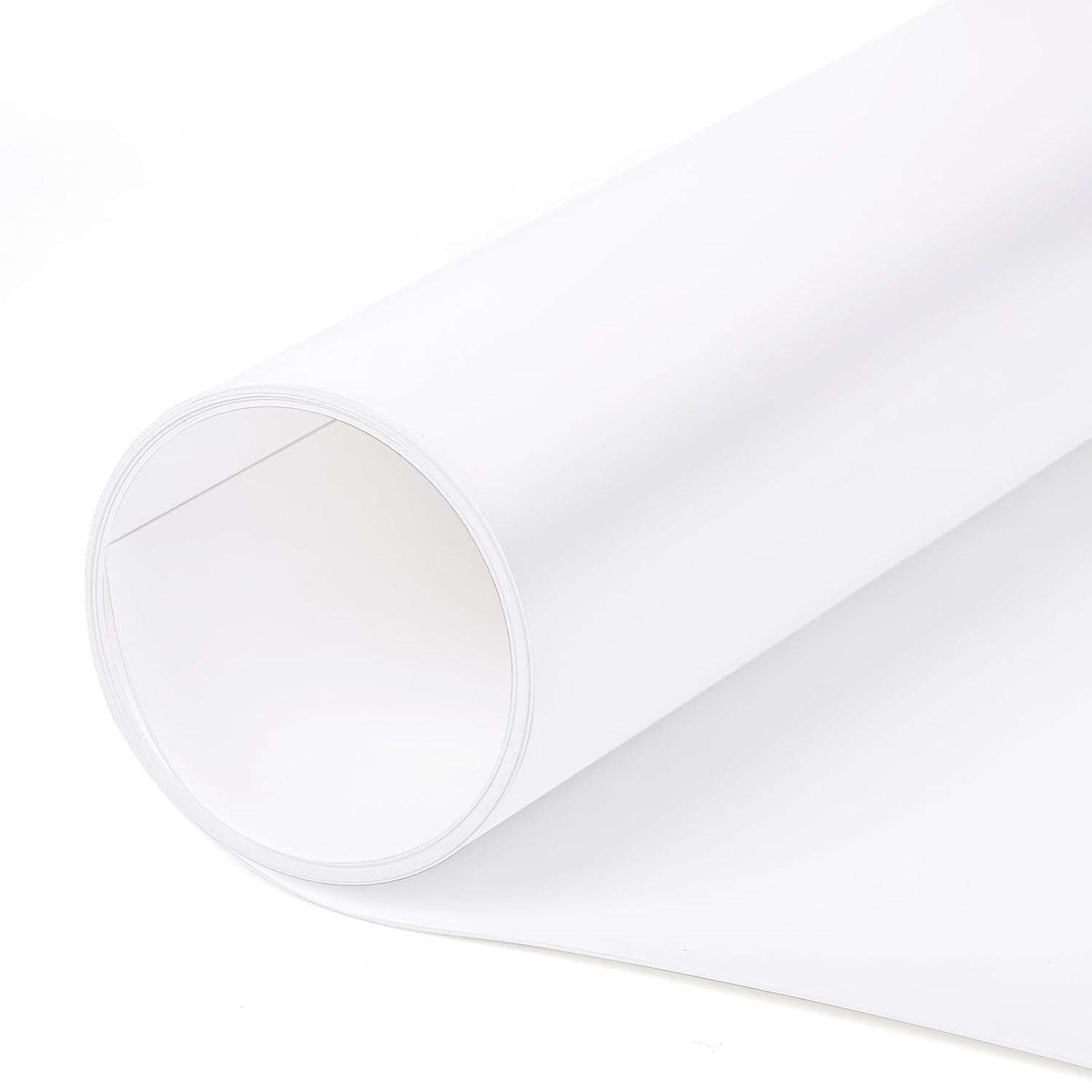 Black Plastic Roll 16x96In 0.8mm Thick Hard Polypropylene Flexible Plastic Sheet for DIY Crafts, Custom Gaskets, Furniture Trim Protective Liners, Heat Bendable Cut-to-Size