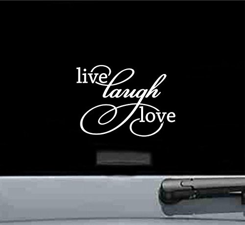 JS Artworks Live Laugh Love Vinyl Decal Sticker
