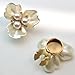 Button Covers – Flower Shaped Decorative Accents, Stylish Cufflink Replacement, Durable Resin Design, Easy Attach | DIY Sewing Projects Fashion Designers Wedding Holiday Outfits