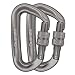 Outmate Carabiner Clip,12kN Aluminium Alloy Screwgate Carabiners,Heavy Duty Clips 2645lbs/1200kg,Perfect Gear for Hammocks Camping Hiking Keyring and Utility(Screw gate,2 Gray)
