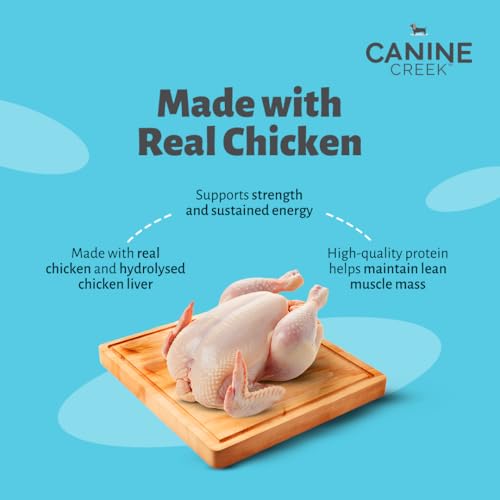 Image of Canine Creek Adult Gravy 120g (5+1 Pieces) 720g | Chicken Flavour | Promotes Optimum Growth | Healthy Skin & Coat | Better Digestibility & Health
