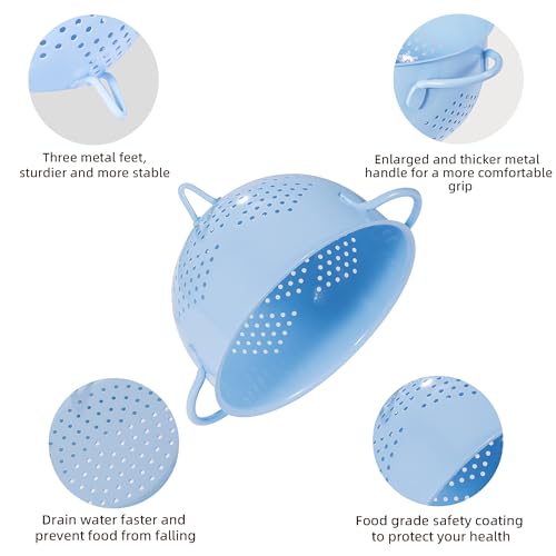 50% Off Metal Colander - 5 Quart Self-draining Kitchen Strainer - Image 5