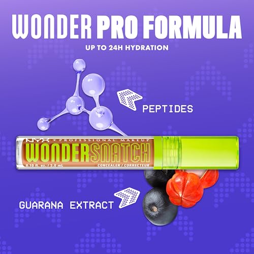 NYX PROFESSIONAL MAKEUP Wonder Snatch Concealer, Brightening, Lifting & Snatching Full Coverage Makeup Concealer with 24HR Wear, Vegan & Cruelty Free - Golden - image 4